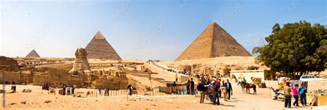 Egyptian Pyramids Stock Photo Adobe Stock