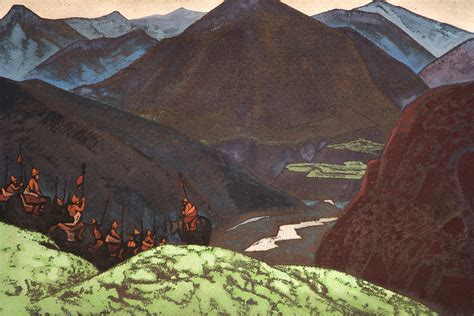 Squad Of Geser Khan 1931 By Nicholas Roerich Artchive