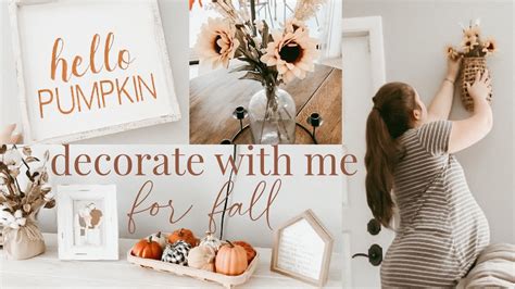 FALL DECORATE WITH ME CLEANING DECORATING MOTIVATION 2020 YouTube