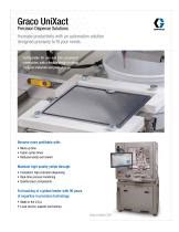 Graco UniXact Automated Dispense GRACO BVBA PDF Catalogs