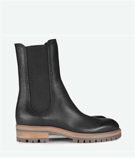 Planos Pedro García Sydney Lug Sole Chelsea Boot Black Mujer