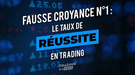 Fausse Croyance N°1 Le Taux De RÉussite En Trading Youtube