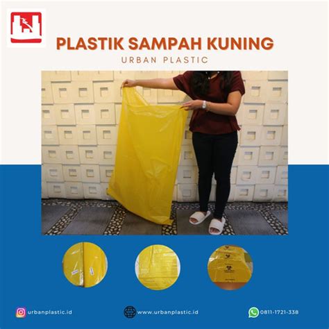 Jual Plastik Sampah Medis Polos Kuning Besar Uk X Urban