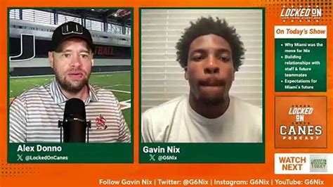 Four Star Lb Gavin Nix Explains Why He Chose The Miami Hurricanes