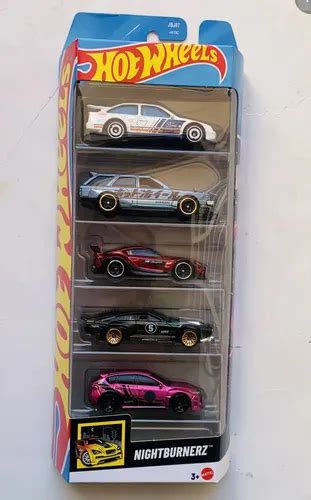 Hot Wheels Nightburnerz Pack Fucsia Meses sin interés