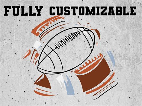 Football SVG Clipart - Etsy