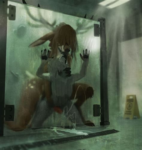 Rule Anal Anal Sex Anthro Antlers Biped Black Nose Brown Body Brown Fur Brown Hair Canid