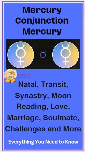 Mercury Conjunction Mercury Synastry Transit Aspects In Life