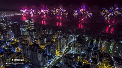 Melhor De Santos Queima De Fogos Em Santos A Maior Do Brasil