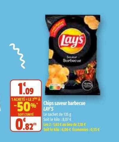 Promo Chips Saveur Barbecue Lay S Chez Coccinelle Express