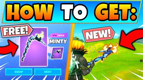 How To Get Minty Pickaxe For Free In Fortnite New Update In Battle Royale Merry Mint Youtube