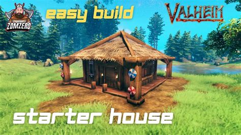 Valheim How To Build A Cosy Starter House Series Viking House Build