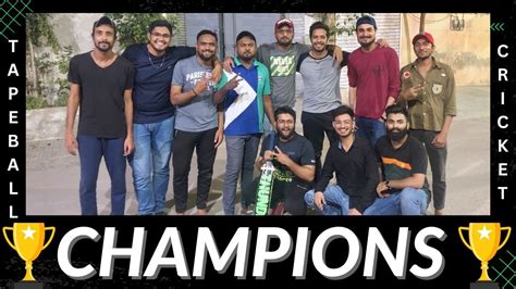 Witness The Epic Finale TAPE BALL CRICKET RAMAZAN TOURNAMENT YouTube