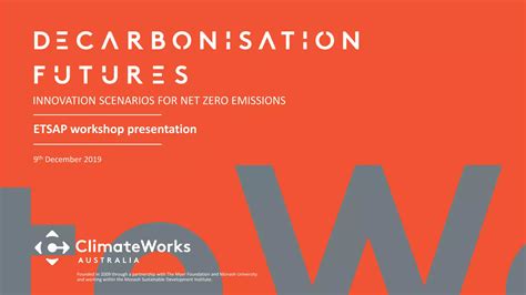 Decarbonisation Futures Innovation Pathways To Net Zero Emissions