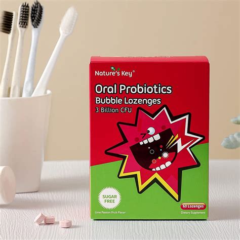 Natures Key Oral Probiotic Bubble Lozenges 3 Billion Cfu Probiotics