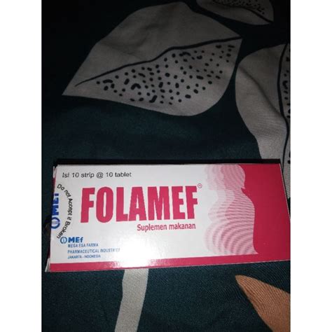 Jual Folamef 400 Mcg Box 100 Tablet Shopee Indonesia