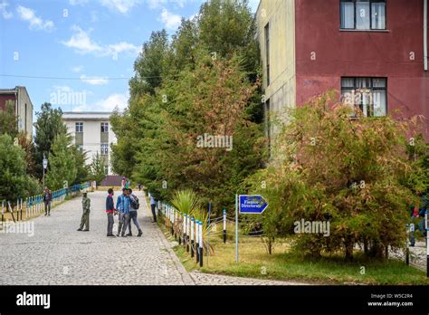 The campus of Debre Berhan University, Debre Berhan, Ethiopia Stock ...