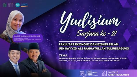 LIVE YUDISIUM SARJANA FAKULTAS EKONOMI DAN BISNIS ISLAM UIN SATU