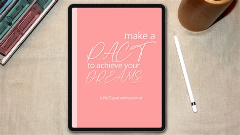 Free PACT Goal Guided Digital Journal