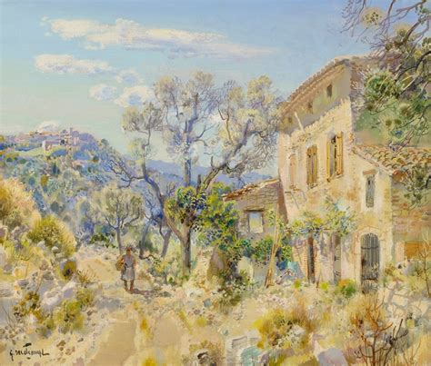 Provence Landscape Painting By Gabriel Deschamps French Artist Blog