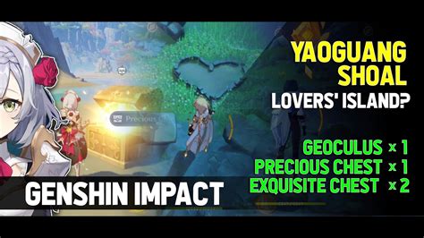 Genshin Impact Yaoguang Shoal Lover S Island Hidden Chests And