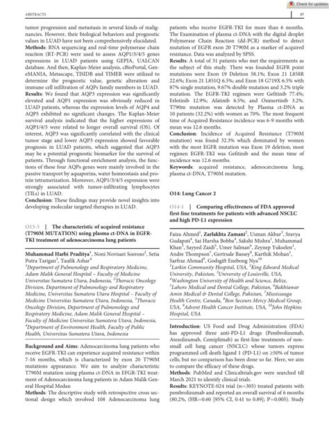 Pdf O14 1 Comparing Effectiveness Of Fda Approved First Line Treatments For Patients With