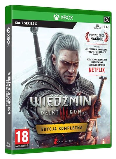 Wiedźmin 3 Dziki Gon Edycja Kompletna Xbox Series X Cd Projekt Gry I Programy Sklep