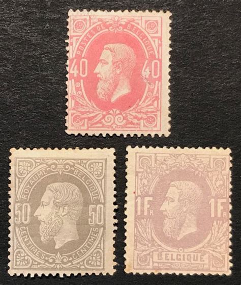 Belgium Leopold Ii In Profile Left C Pink Catawiki