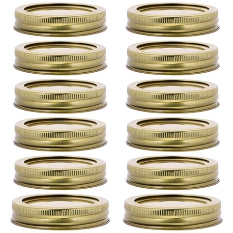 12 Set of Mason Jar Lids with Rings Mason Can Lids Mason Covers Mason