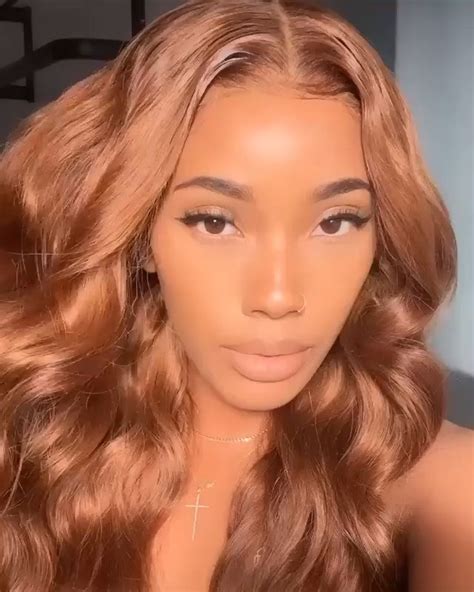 Chestnut Brown Body Wave Lace Front Wig Bridger Hair Video Hair