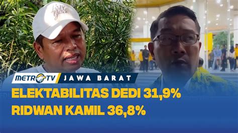 Elektabilitas Dedi Mulyadi Mengejar Ridwan Kamil Youtube