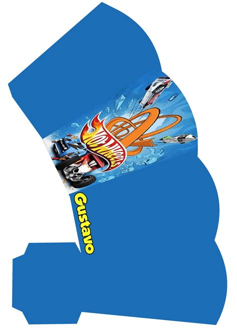 Caixa De Pipoca Hot Wheels Personalizado Impresso Elo