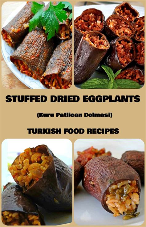 Stuffed Dried Eggplants Turkish Kuru Patlican Dolmasi