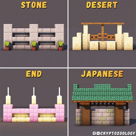 30 Minecraft Wall Designs! | Minecraft wall, Minecraft wall designs, Minecraft house designs