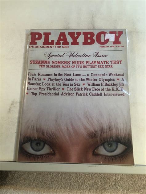 Mavin Playboy Magazine February Suzanne Somers