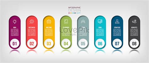 단계 또는 옵션이 있는 인포그래픽 비즈니스 일러스트 무료 다운로드 Lovepik