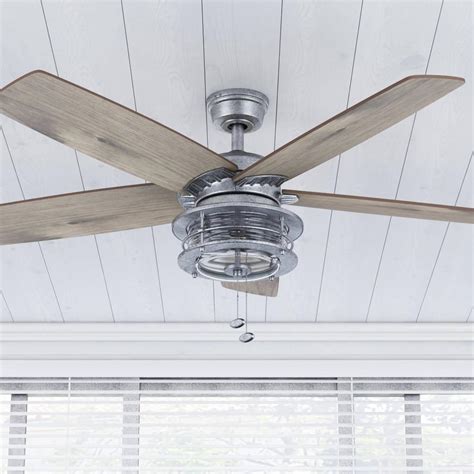 52 inch Foxhaven Galvanized Ceiling Fan