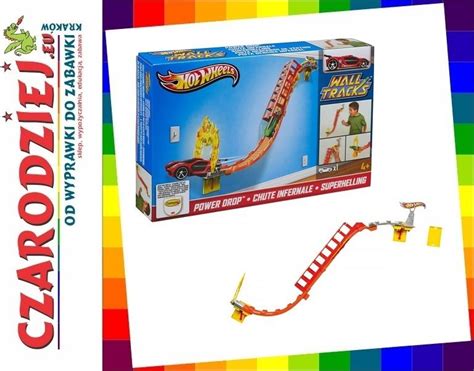 Mattel Hot Wheels Tory ścianowce Hot Wheels Akcesoria Power Drop X9317 Ceny i opinie Ceneo pl