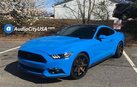 Ford Mustang S550 Blue Ferrada FR1 Wheel Wheel Front