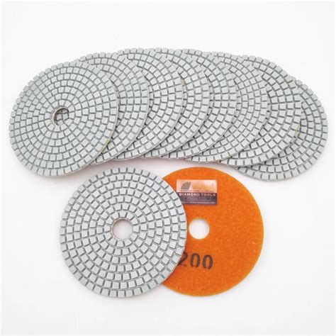 Diatool Pcs Grit Professional White Diamond Wet Polishing Pads