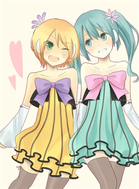 Hatsune Miku And Kagamine Rin Colorful X Melody Vocaloid Project