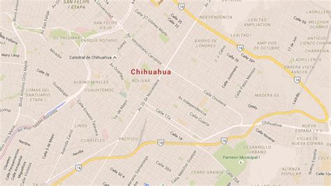 Where Is Chihuahua On Map Of Mexico