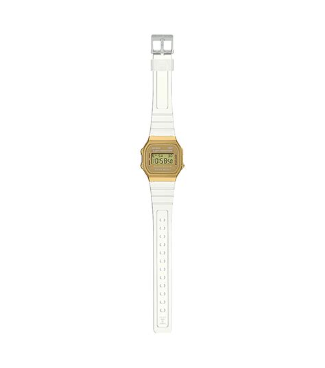 A168xesg 9aef Reloj Casio Vintage Iconic Dorado Transparente