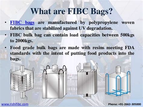 The Types of FIBC Manufactured by Rishi FIBC