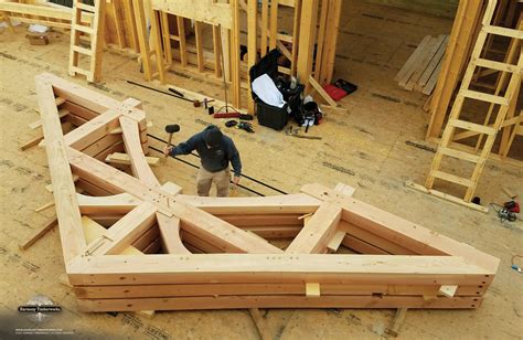 Hammerbeam Timber Frame Truss Harmony Timberworks