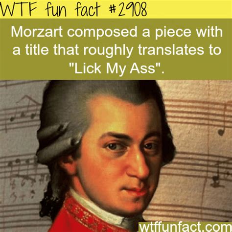 Mozart S Lick My Ass