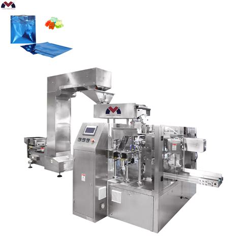 Plc Control Grain Milk Salt G Kg Kg Powder Automatic Rotary Pouch