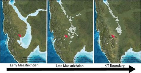 Paleo Time Slice Maps Of The Western Interior Seaway From Early