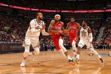 Pelicans Vs Jazz Game Action Photos 2019 20 Game 42 Photo Gallery