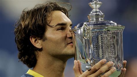 Photos Five Time Us Open Champion Roger Federer Through The Years